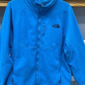 North face zip up jacket size large